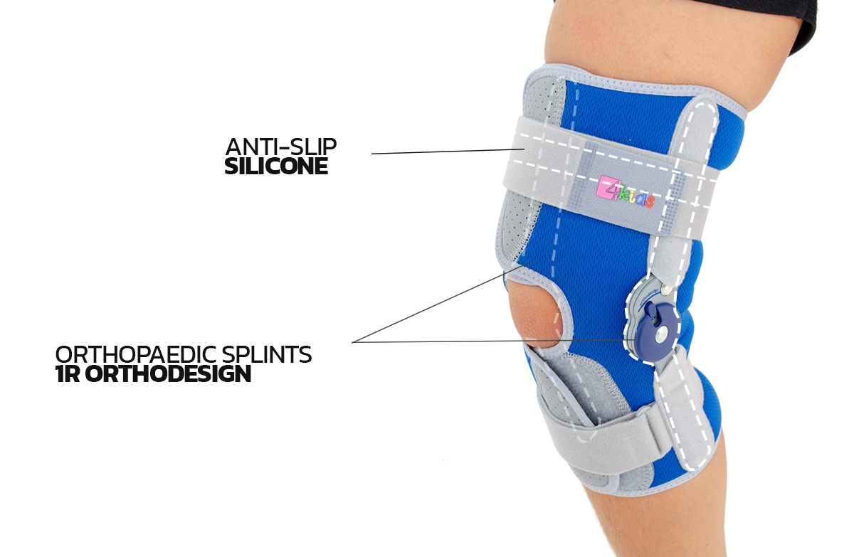 Kids open knee brace with ROM adjustment AM-DOSK-O/1R